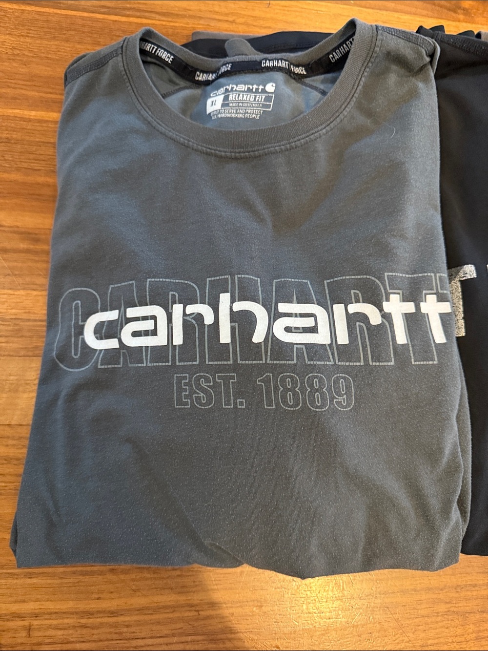 15 Carhartt Force Relaxed Fit T-Shirt Mens Size XL Short Sleeve Crew-Neck - Picture 10 of 16